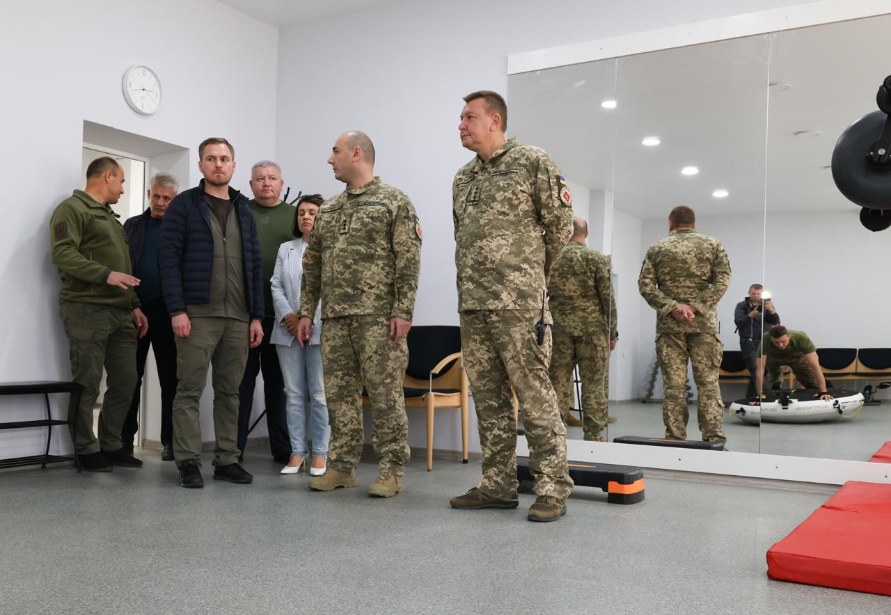 Руслан Кравченко: У Білоцерківській громаді почало роботу сучасне відділення реабілітації для військових