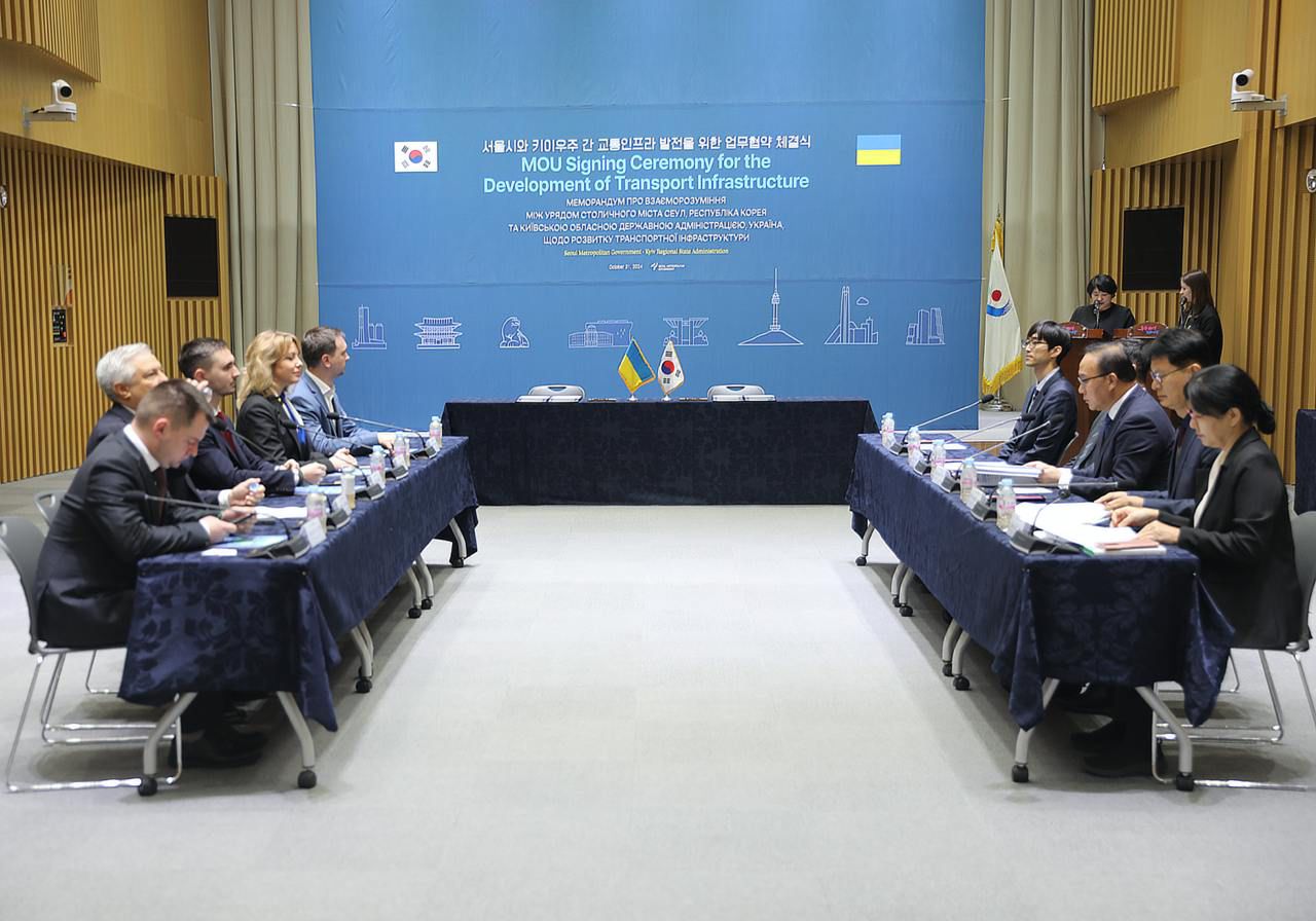 Південнокорейська столиця допомагатиме Київщині у розвитку транспорту: у Сеулі підписаний меморандум
