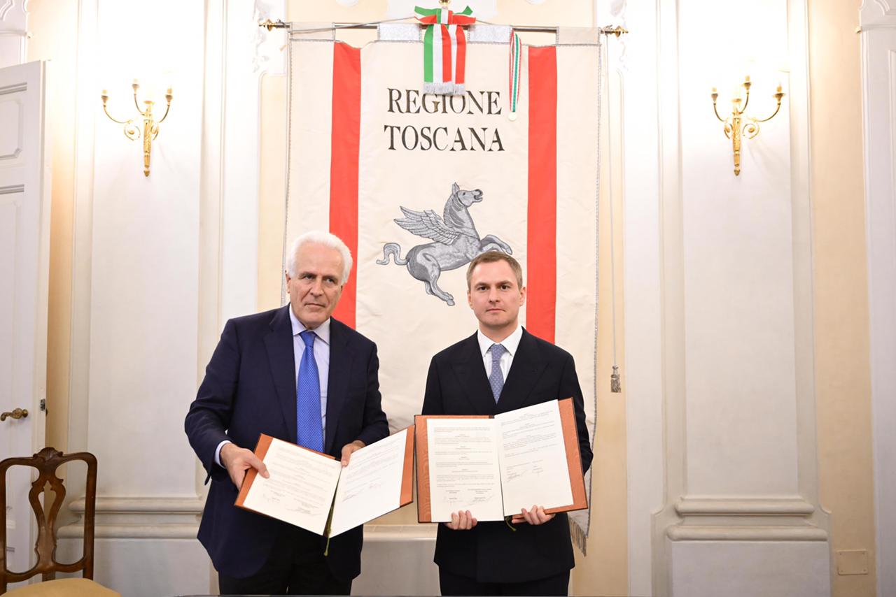 Руслан Кравченко обговорив підтримку Плану перемоги Президента України Володимира Зеленського з губернатором регіону Тоскана