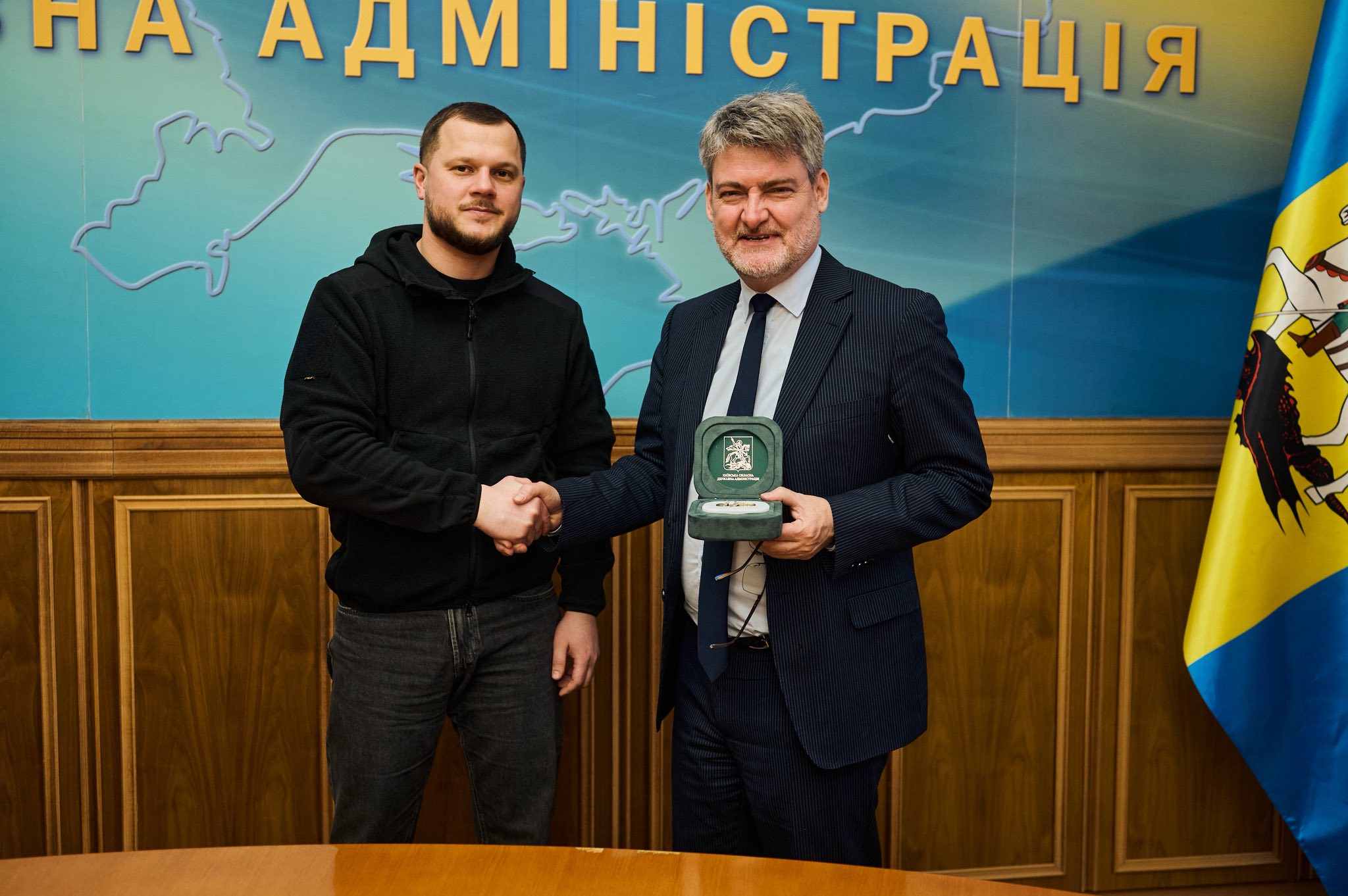 Микола Калашник провів зустріч із Надзвичайним і Повноважним Послом Французької Республіки в Україні Гаелем Весьєром