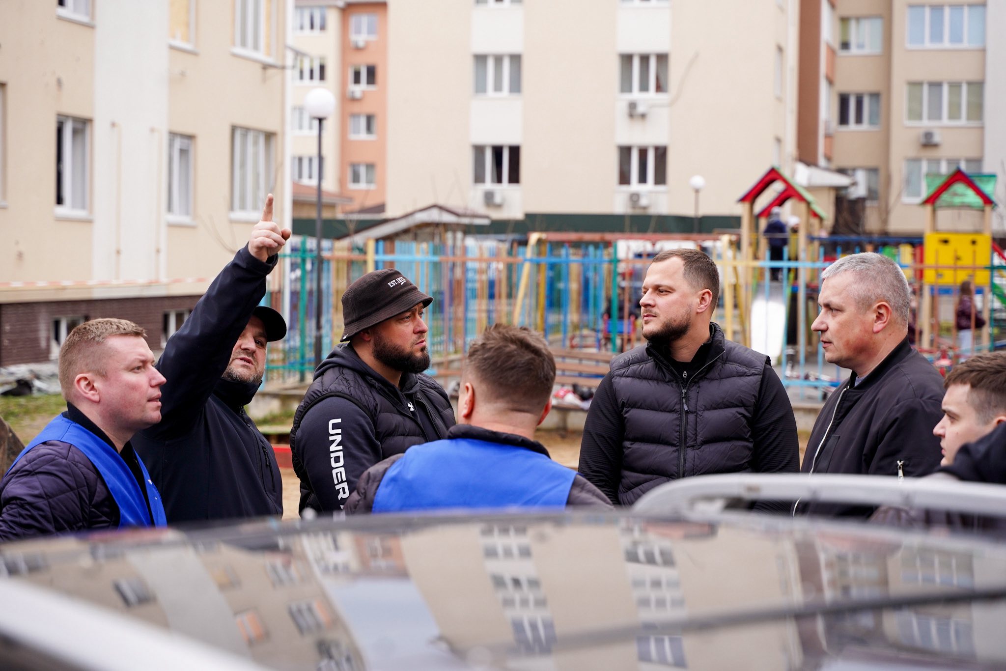 Микола Калашник працює на місцях ворожої атаки на Київщину