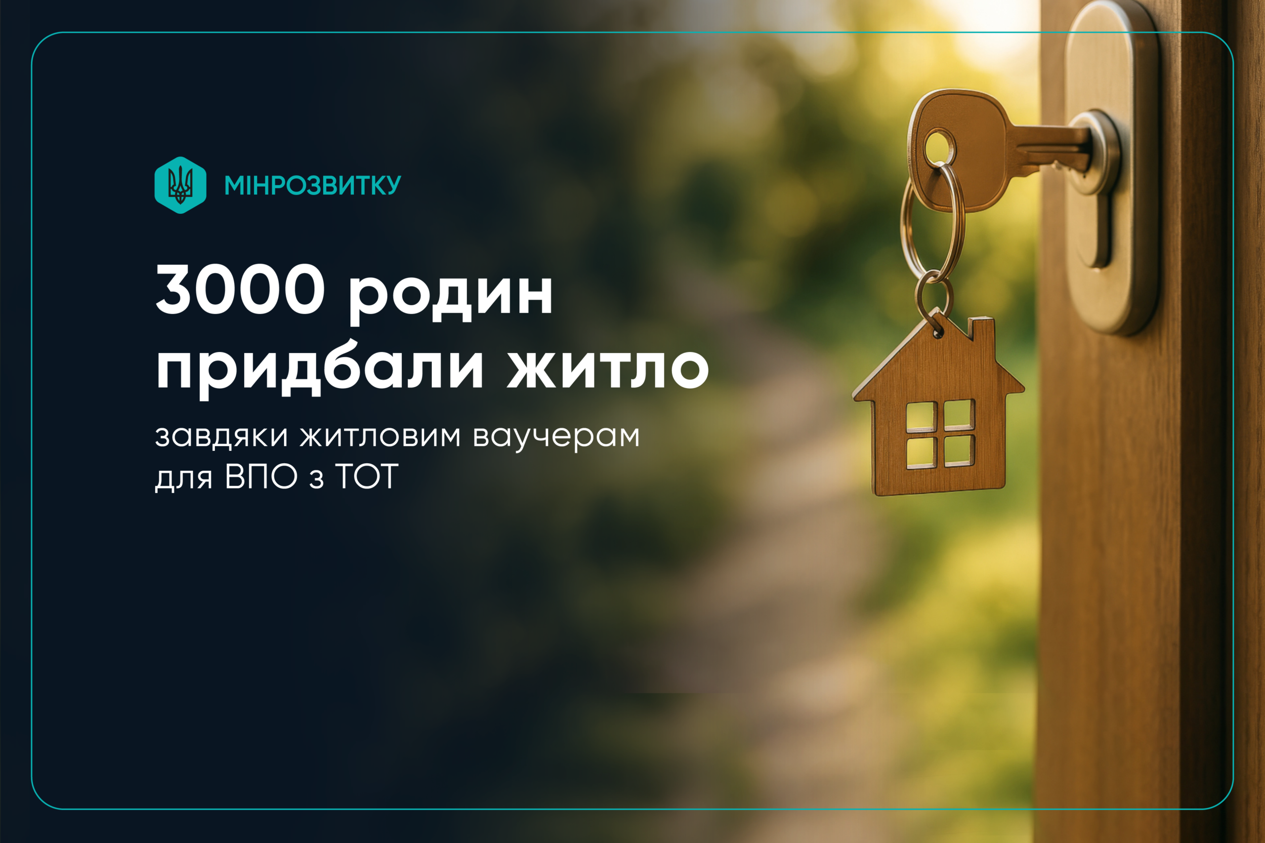 «Житло для ВПО з ТОТ»: найбільше житла за житловими ваучерами придбано у Київській області