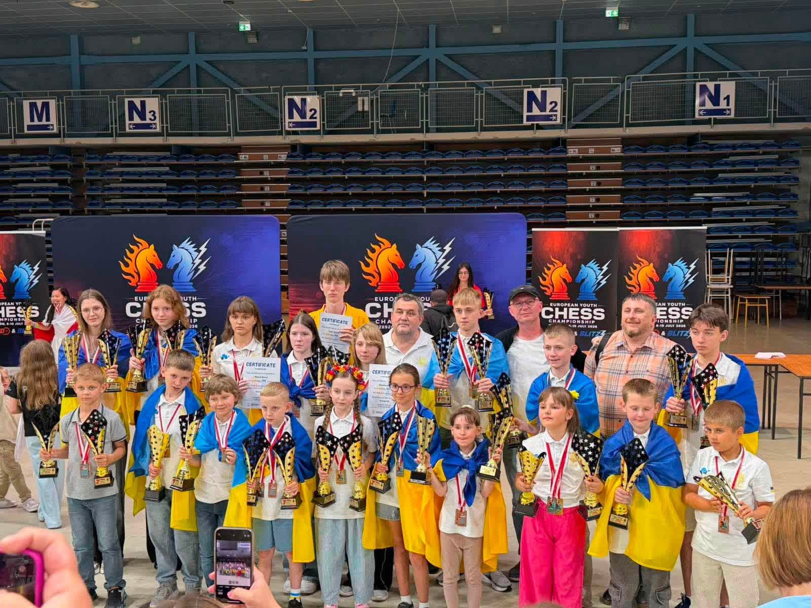 Юні шахістки з Київщини здобули золото та два срібла на чемпіонаті Європи