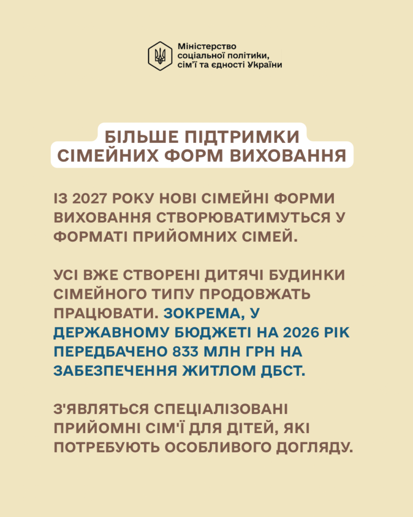 Слайд, на якому повторюється текст новини про те, що Верховна Рада зареєструвала законопроєкт Мінсоцполітики щодо посилення системи захисту дітей